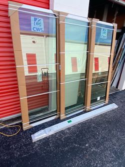 CWS 106x93 3/4 XXX IMPACT LOW-e SLIDING DOOR NEW