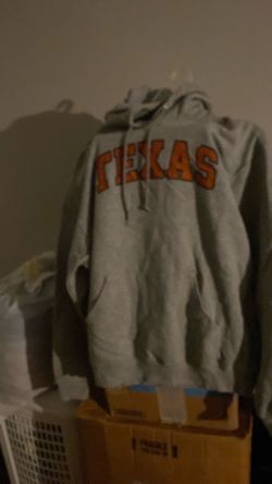 Texas Hooded Gray Jerzees Jacket