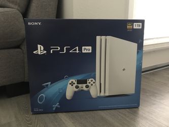 Brand New Unopened 1tb Glacier White Ps4 Pro For Sale In San Diego Ca Offerup