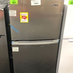 Magic Chef 10.5 Cu Ft Refrigerator in Stainless Steel