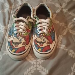 Mario Brothers Vans Shoes 