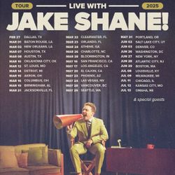 LIVE WITH JAKE SHANE! Tonight @ 8pm! Phx! 