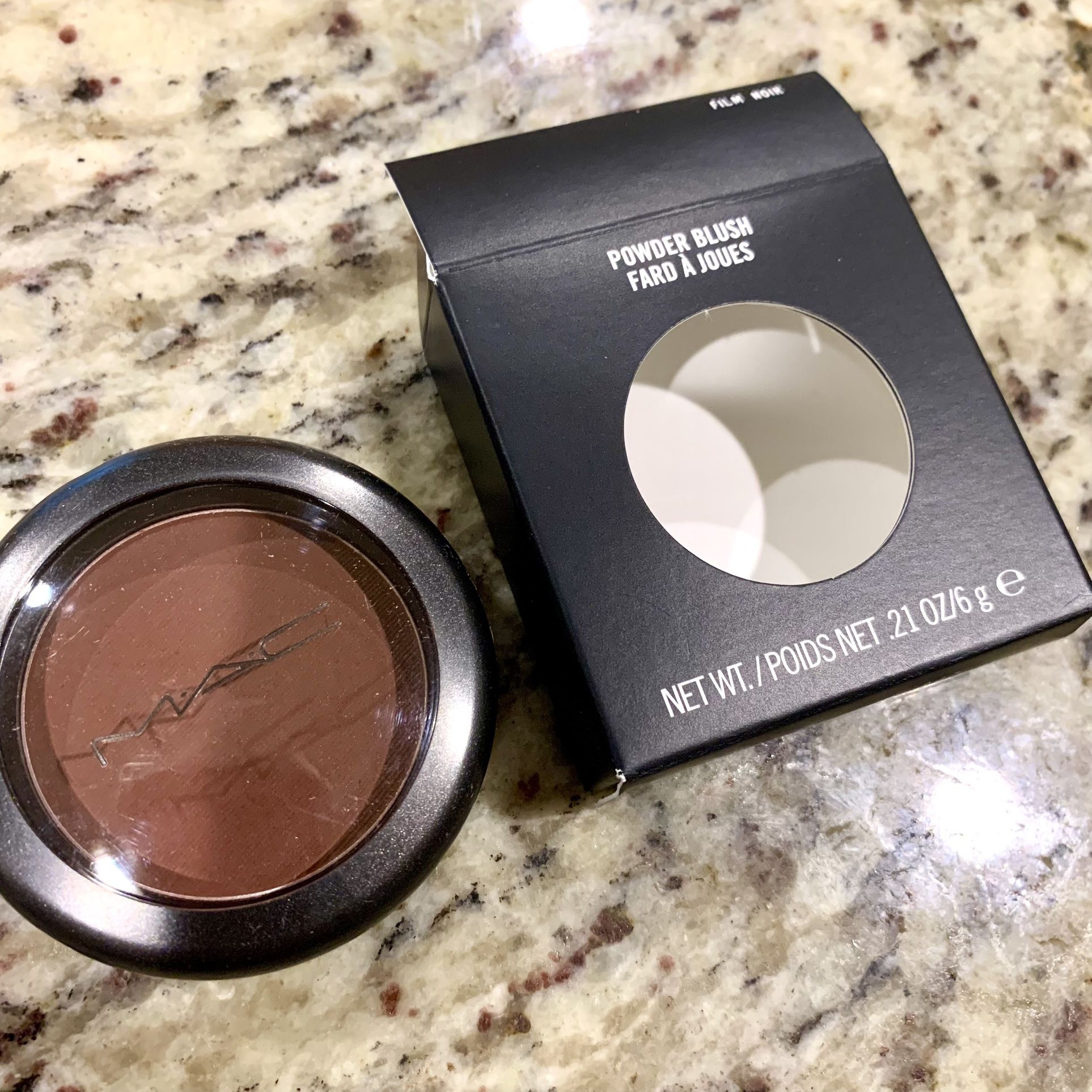 New MAC Powder Blush in Film Noir 0.21 Oz