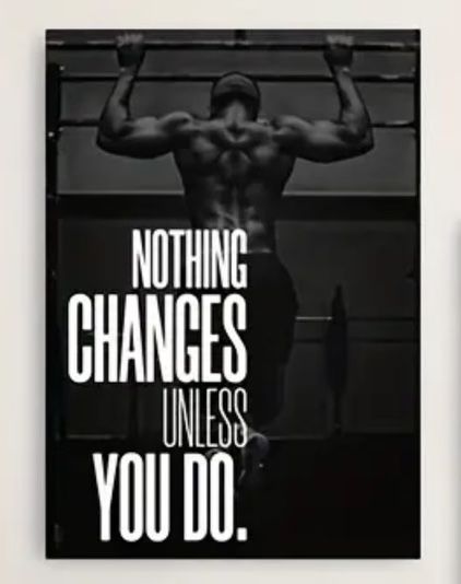 Motivational Canvas Poster
