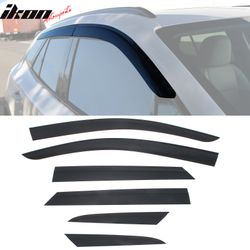 Fits 2024-2026 Honda Prologue Slim Window Visors Acrylic Sun Shade Rain Guard 6PCS