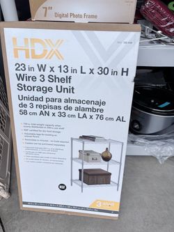 3 shelf storage