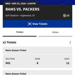 Rams vs. Packers