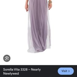 Elegant Dress Purple Size 12