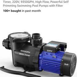 Water Pump In/ Above Ground