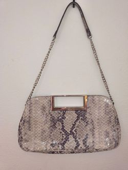 Michael Kors Snakeskin Evening Clutch