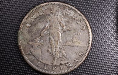1908 80% Philippines Silver Peso