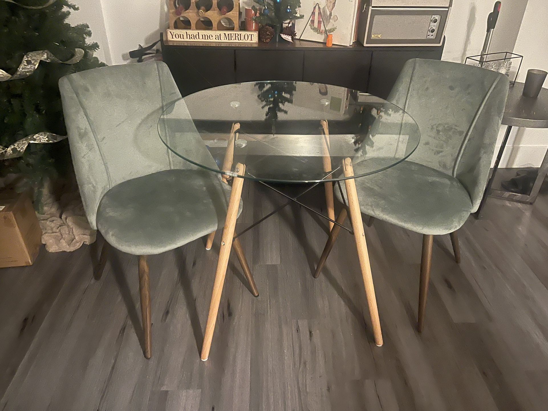 2 Top Dining Table And Chairs