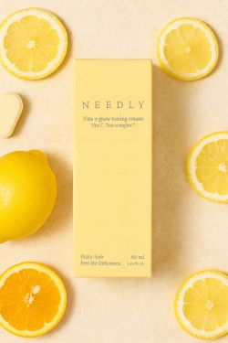 NEEDLY VitaC Trus Complex Glow Toning Cream Korean Skincare Face Bright Skin New