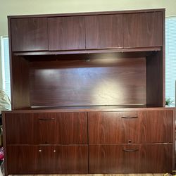Free TV Stand and Steel Shelving 