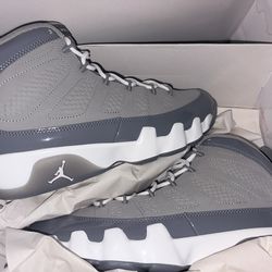 Jordan 9 DS cool grey sz 9 men