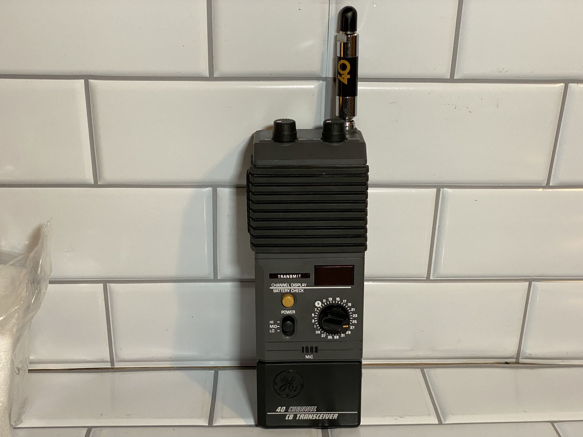 40 channel handheld CB radio GE