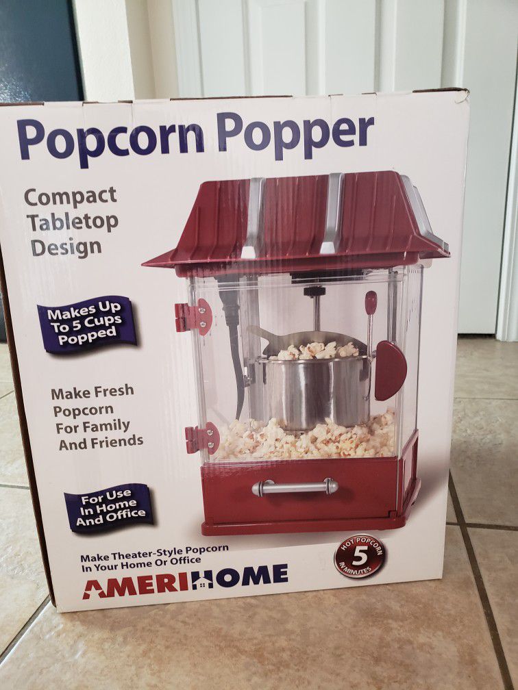 Brand New Popcorn Popper, Still In The Box!