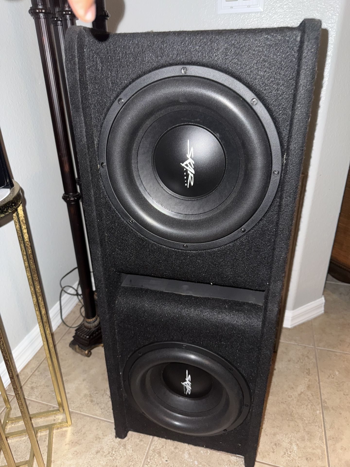 skarr audio, 2 12 inch subs
