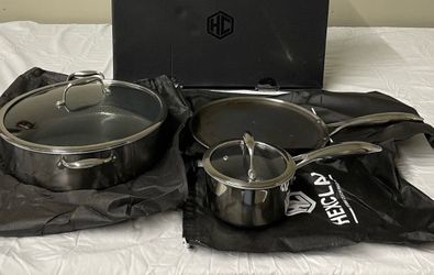 Hexclad Hybrid 5 piece set new in box price firm