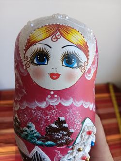 Matryoshka doll Traditional Russian Wooden Doll Matryoshka Do