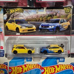 Hotwheels Civic Type R EK9 & Honda Civic Type R 2 Pack