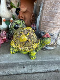 Statue welcome tortoise 🐢