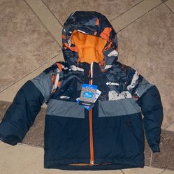 NWT Columbia Boys Lightning Lift II Jacket Sz 4T Green