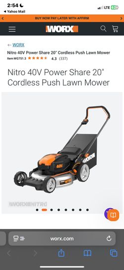 ** ELECTRIC LAWNMOWER** WORX