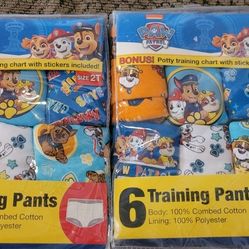 Two Packs Of Boys Training Pants