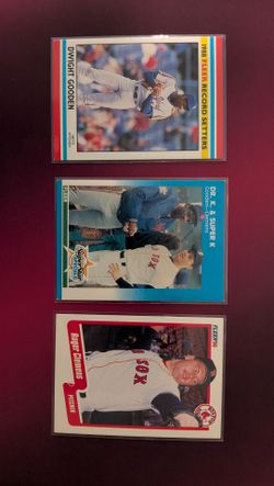 Fleer Baseball Cards Gooden & Clemens Lot of 3