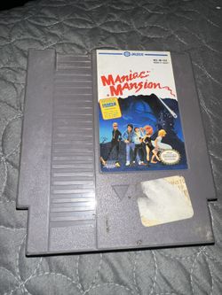 Maniac Mansion - Authentic Nintendo NES Game - Tested & Works