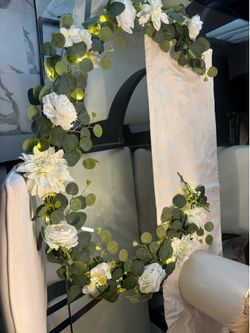 Artificial flowers with lights