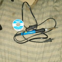 Used Soldering Gun With Solder