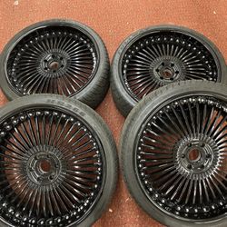 (Boss) 26” Forgiato Wheels For Cadillac Escalade W/ Fullway Tires