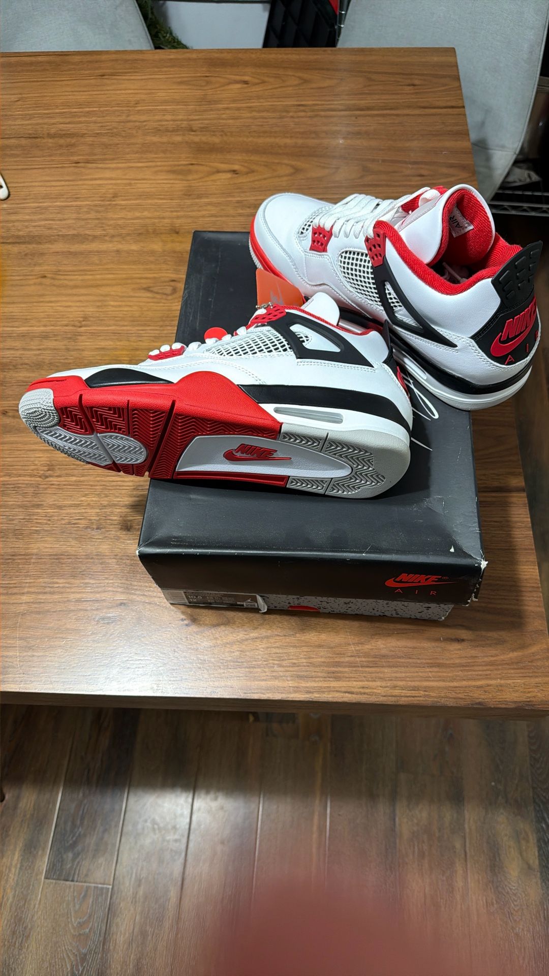 Jordan 4 Fired Red 2020 Ds Sz 10.5