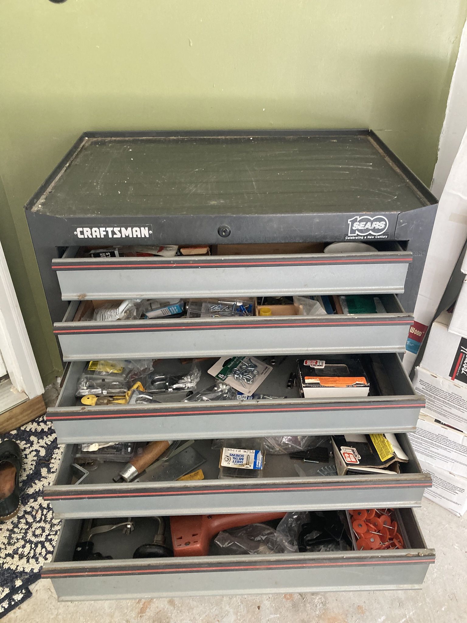 Sears Craftsman 6 Drawer Rolling Tool Chest/ Tool Box