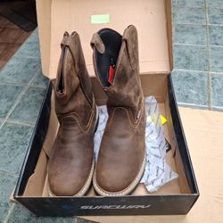 SUREWAY Mens 10 in Softl Toe Waterproof Wellington Boot Zise 9