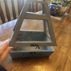 Wood And Glass Terrarium