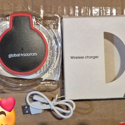 New USB Wireless Power Charger Adapter for iPhone Android Smartphone Google Pixel Samsung Galaxy Apple Moto