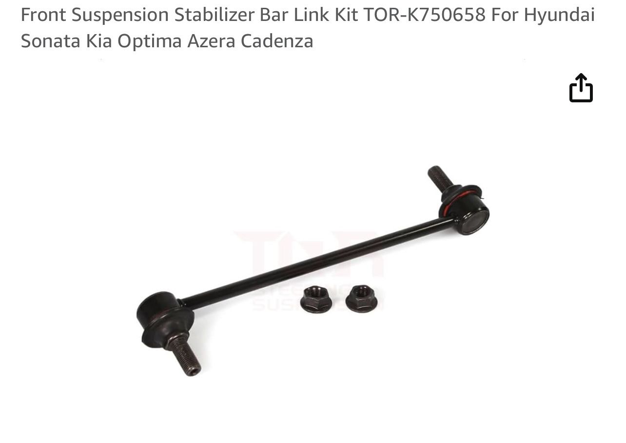 Front Suspension Stabilizer Bar Link Kit TOR-K750658 For Hyundai Sonata Kia Optima Azera Cadenza