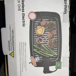 CHEFMAN SMOKELESS INDOOR GRILL ELECTRIC 