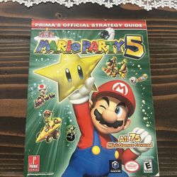 Nintendo GameCube Mario party 5 strategy guide