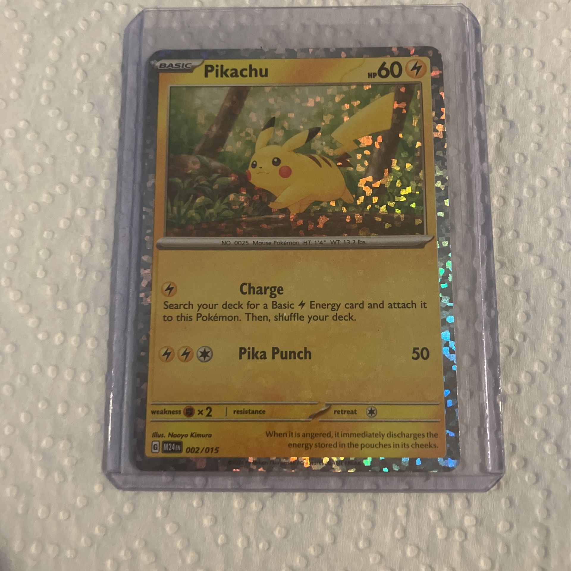 2025 McDonald’s Pikachu Dragon Discovery 002/015 Card