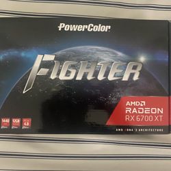 NEW AMD Radeon RX 6700 XT 12GB GDDR6 Gaming Graphics Card PowerColor Fighter
