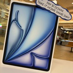 Apple IPad Air 13inch M2 Tablet New - Pay $1 today and the rest later!!