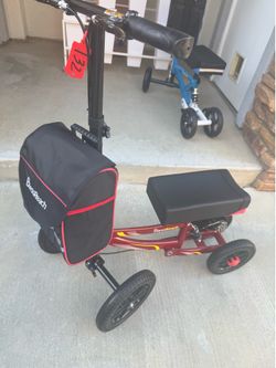 Knee scooter • recovering from injury, lower leg •foot •ankle •heel. Extra large size for heavier person up to 350 pounds ! brand new.