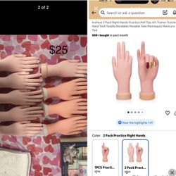 9 Nail Practice Hands