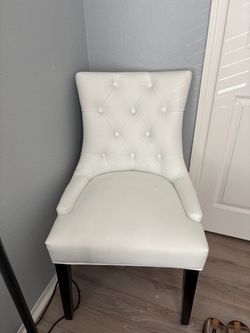 high-back tufted upholstered chairs