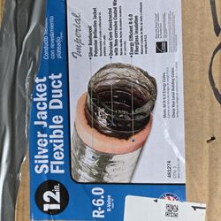 12" Flexible Insulated Duct Work 