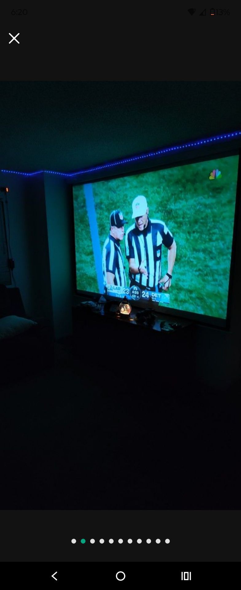Brand new led projector HDMI USB VGA pro white model